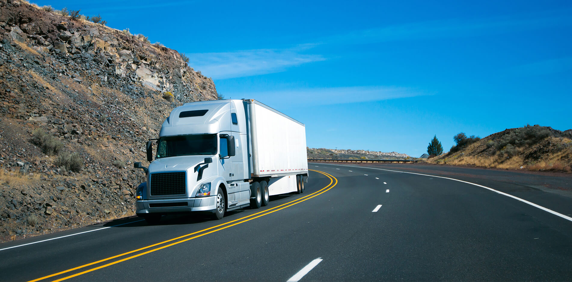 %Heavy truck on the road